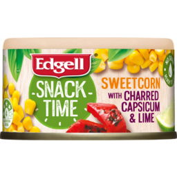 Photo of Edgell Snack Time Sweet Corn with Charred Capsicum & Lime 70g