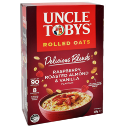 Photo of Uncle Toby's Delicious Blend Quick Oats - Raspberry & Vanilla 8pk