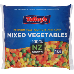 Photo of Talley's Frozen Mixed Vegetables 1kg