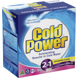 Photo of Cold Power Laundry Powder 2 in 1 with Fabric Softener 1.8kg