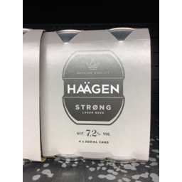 Photo of Haagen Strong 500ml 4 Pack