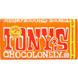 Photo of Tony's Chocolonely Caramel Sea Salt Milk Chocolate