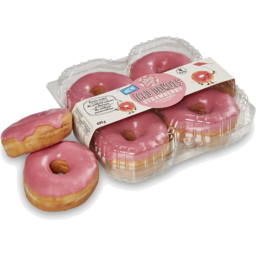 Photo of The Happy Donut Co. Donuts Iced Strawberry 4pk 230gm