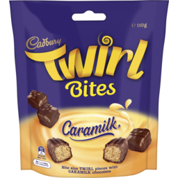Photo of Cadbury Twirl Bites Caramilk 110gm