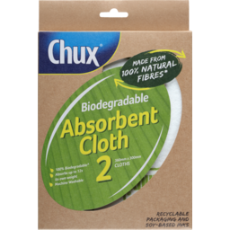 Photo of Chux Sustainable Absorbent Cloth 2 Pack