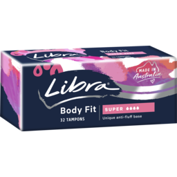 Photo of Libra Body Fit Super Tampons 32 Pack