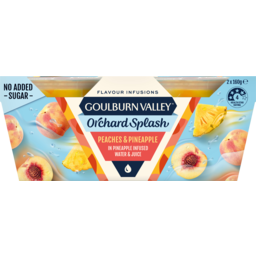 Photo of Goulburn Valley Orchard Splash Peaches & Pineapple In Pineapple 2x160gm