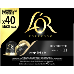 Photo of L'or Espresso Ristretto Intensity 11 For Nespresso®* Machines 20pk