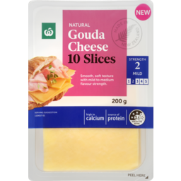 Photo of WW Cheese Slices Natural Gouda