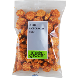 Photo of The Market Grocer Rice Crackers Chilli 110gm