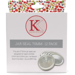 Photo of Kate's Kitchen 70mm Preserving Jar Seal 12 Pack