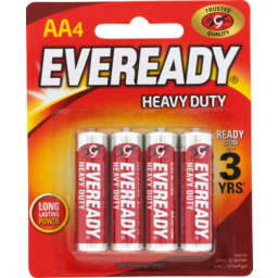 Photo of Eveready Red Heavy Duty Aa 4pk