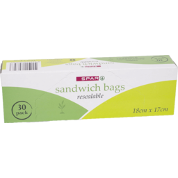Photo of SPAR Sandwich Bag Resealable 30pack