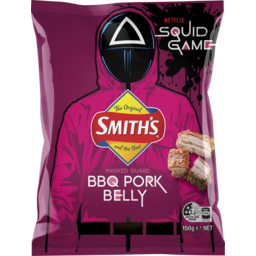 Photo of Smith's Crinkle Cut Netflix Squid Game BBQ Pork Belly Chips