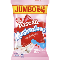 Photo of Pascall Pink & White Marshmallows 520g