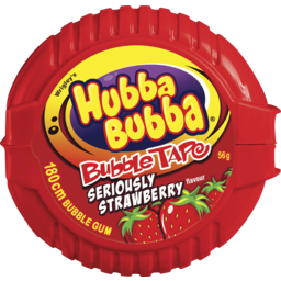 Photo of Hubba Bubba Tape Seriously Strawberry 56g