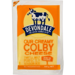 Photo of Devondale Colby Cheese Block 500gm