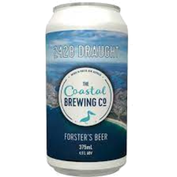 Photo of Coastal Brewing 2428 Draught Forster's Beer Can 375ml 6pk