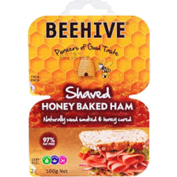 Photo of Beehive Ham Shaved Sweet & Smokey Prepacked 100g