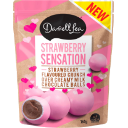 Photo of Darrell Lea Strawberry Milk Chocolate Balls 160g