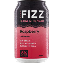 Photo of Hard Fizz Extra Strength Raspberry Can