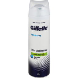 Photo of Gillette Sensitive Skin Soothin Aloe Vera Shave Gel 195g