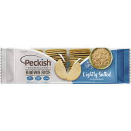 Photo of Peckish Brown Rice Rice Crackers Lightly Salted 100g