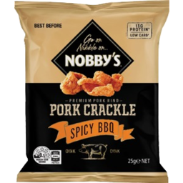 Photo of Nobbys Spicy BBQ Pork Crackle 25g