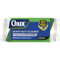 Photo of Chux Heavy Duty Scourer Sponges 2 Pack