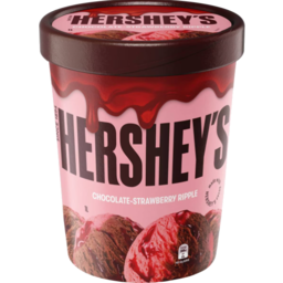 Photo of Hersheys Ice Cream Chocolate-strawberry Ripple