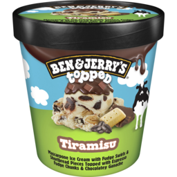 Photo of Ben & Jerrys Ice Cream Topped Tiramisu