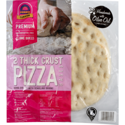 Photo of Turkish Bread Ltd Pizza Bases Thick Crust 2 Pack