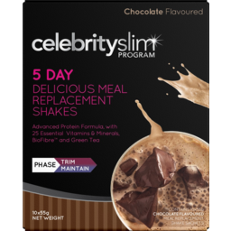 Photo of Celebrity Slim Chocolate Flavoured Meal Replacement Shakes 10 Pack 550g