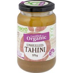 Photo of Macro Organic Tahini Organic Unhulled 375g
