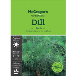 Photo of Mcgregors Dill Herb Seeds