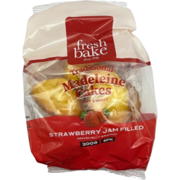 Photo of Fresh Bake Strawberry Jam Madeleine Cakes 6pk