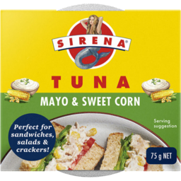 Photo of Sirena Tuna Mayo & Swtcrn 75gm 75