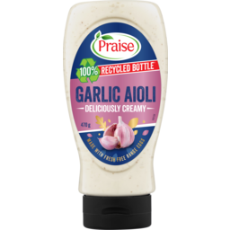 Photo of Praise Classic Free Range Garlic Aioli 470g