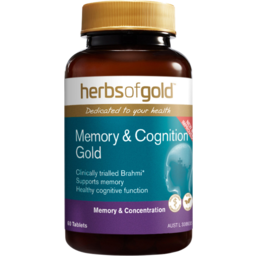 Photo of HERBS OF GOLD Memory & Cognition Gold 60tabs