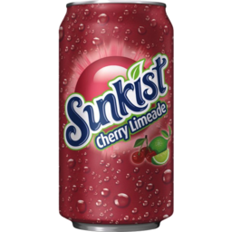 Photo of Sunkist Cherry Limeade Soda 355ml