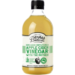 Photo of Barnes Naturals Organic Apple Cider Vinegar With The Mother 500ml 500ml