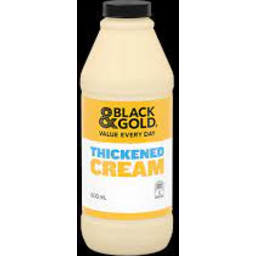 Photo of Black & Gold Cream Thickened