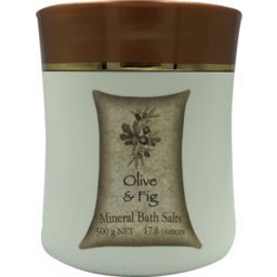Photo of CLOVER FIELDS Olive & Fig Mineral Bath Salts