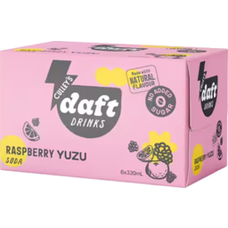 Photo of Culleys Daft Drinks Soda Raspberry & Yuzu Cans 6 Pack
