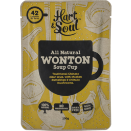 Photo of Hart & Soul All Natural Wonton Soup Cup 100gm