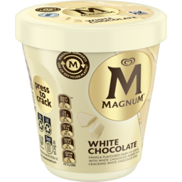 Photo of Magnum Ice Cream Tub White Chocolate 440ml