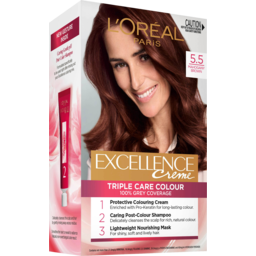 Photo of Loreal Excellence Creme Colour Mahogany Brown Single Pack
