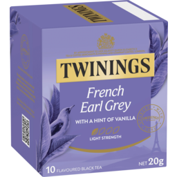 Photo of Twinings French Earl Grey Tea Bags 10 Pack 20g