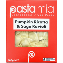 Photo of Pasta Mia Pumpkin Ricotta & Sage Ravioli