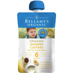 Photo of Bellamy's Organic Banana Custard m